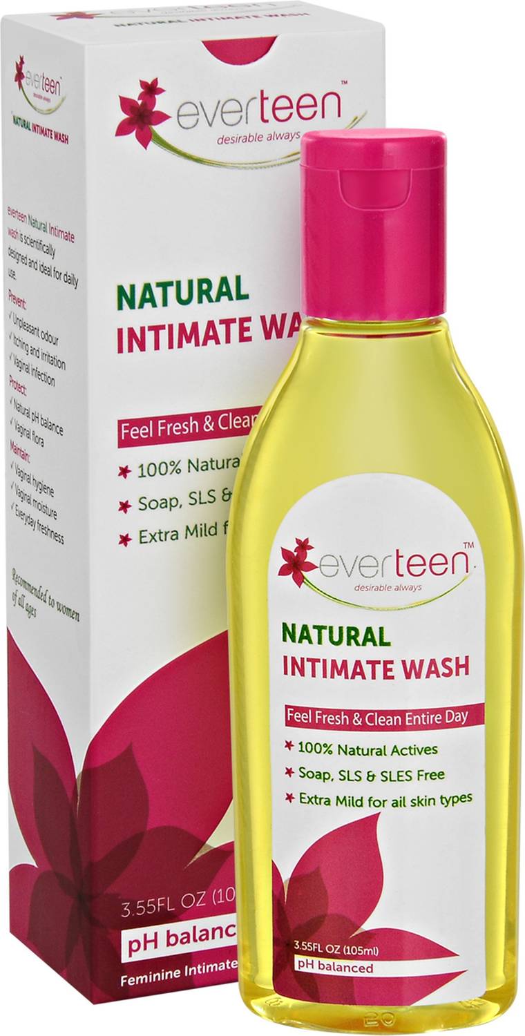 everteen Natural Intimate Wash (105 ml, Pack of 1)