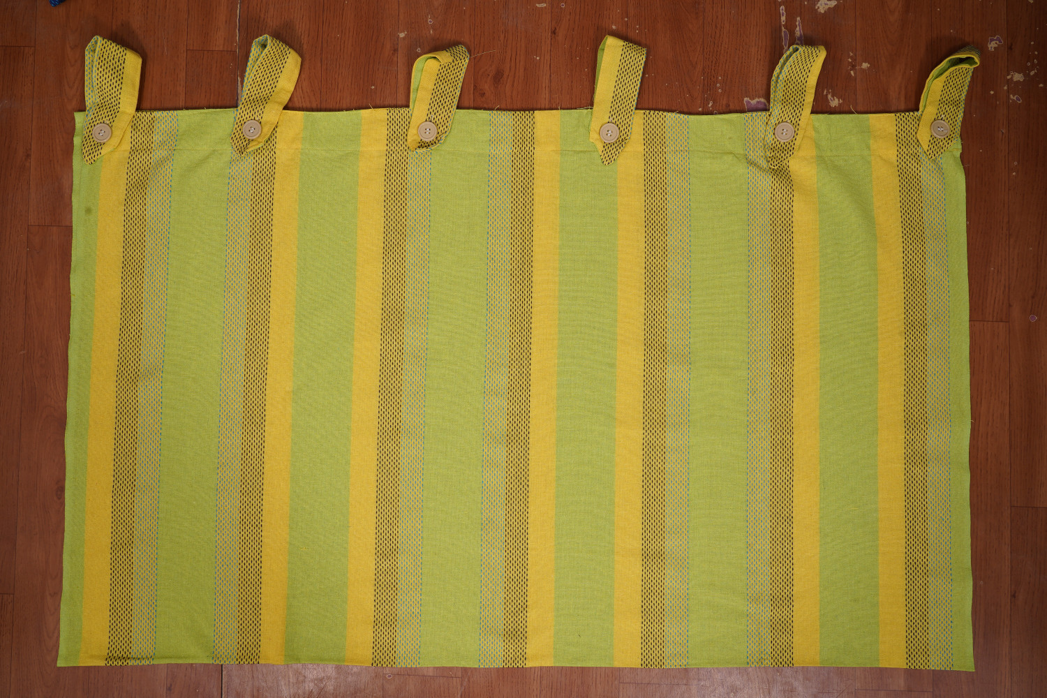 Image of Lakshmi 213 cm (7 ft) Door Cotton Semi Transparent Curtain (Pack Of 2)