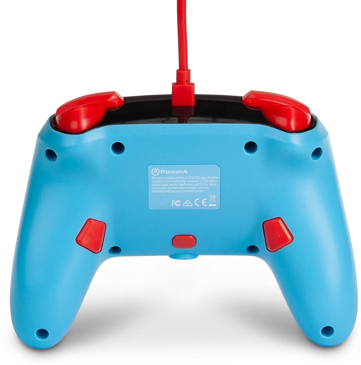 Image of PowerA Officially Licensed Nintendo Enhanced Wired Controller, Mario Punch, USB Gamepad