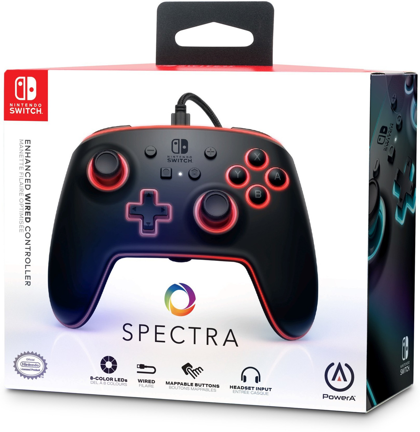 Image of PowerA Officially Licensed Nintendo Spectra Enhanced Wired Controller USB Gamepad