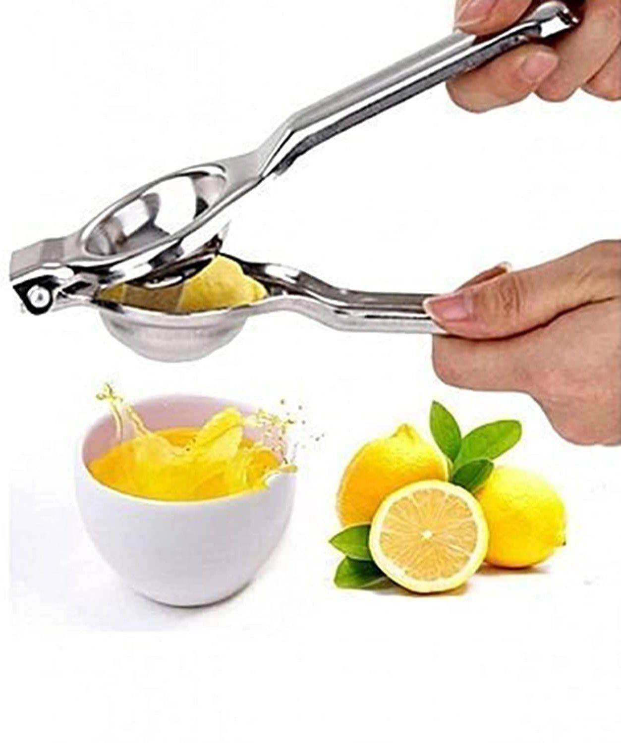 ActrovaX Steel Stainless Steel Lemon Squeezer-VI12 Hand Juicer