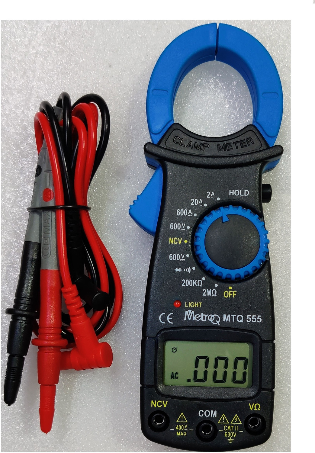 Image of SIGMA Metro - Q AC Mini Clamp Meter MTQ 555, Current Upto 600 A AC Digital Multimeter (2000 Counts)
