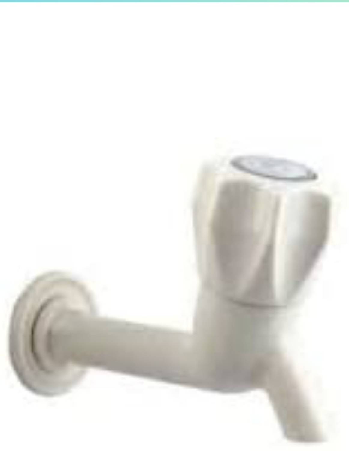 4seasons Polo Long Body Plastic /Water Tap for Kitchen, Bathroom Wash Basins (Pack of 1) Bib Tap Faucet
