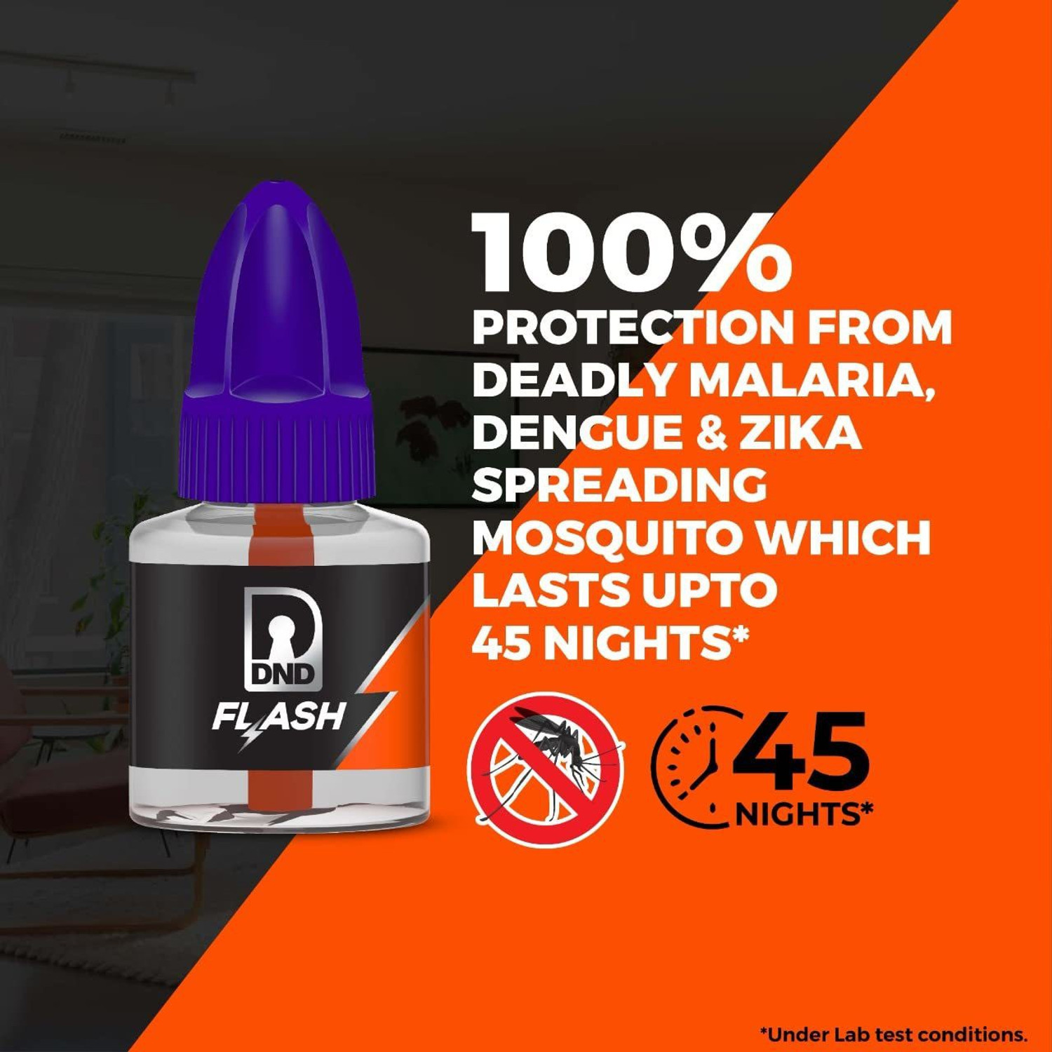 Image of DND Flash Mosquito Repellent Refill|Liquid Vaporiser | 3x Turbo Power | Mosquito Vaporiser Refill