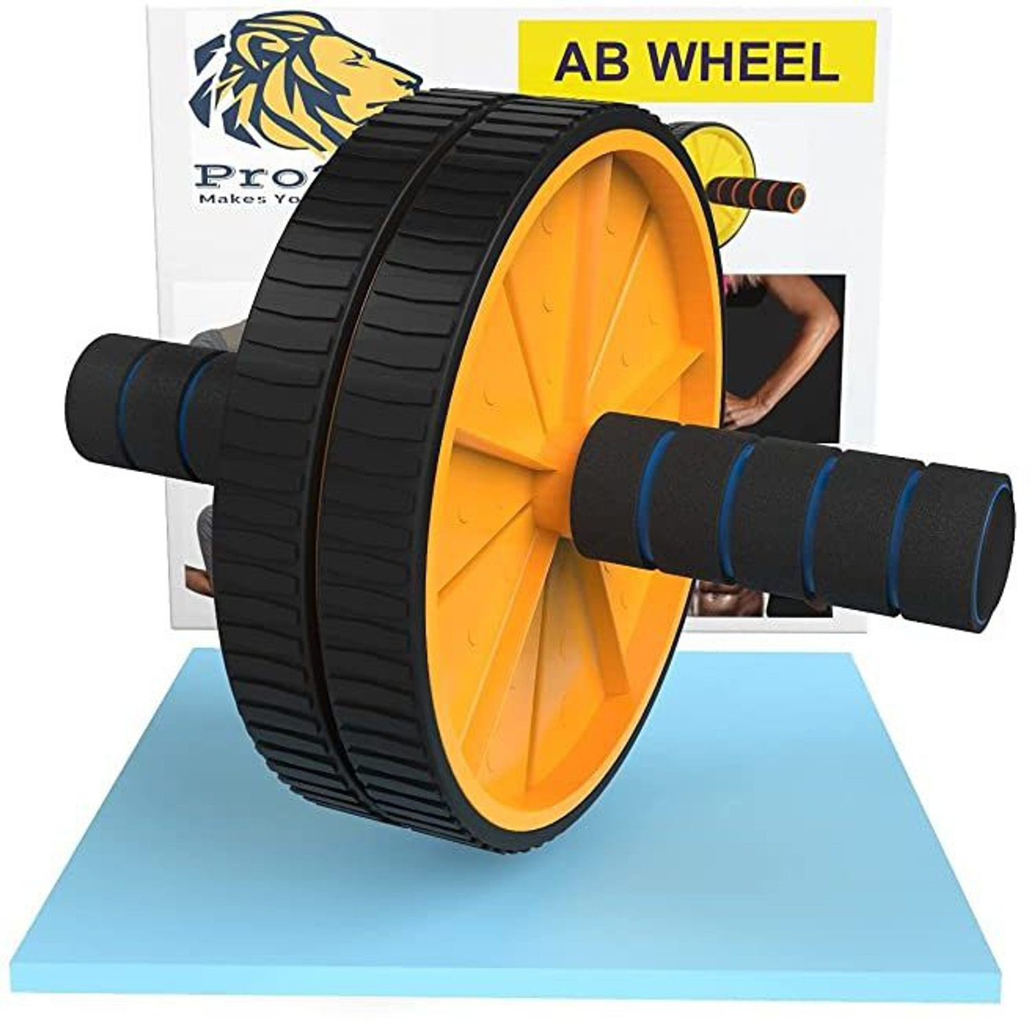 Image of PRO365 AB Wheel for Men & Women With Tummy Trimmer for Belly Fat Combo Home Ab Exerciser