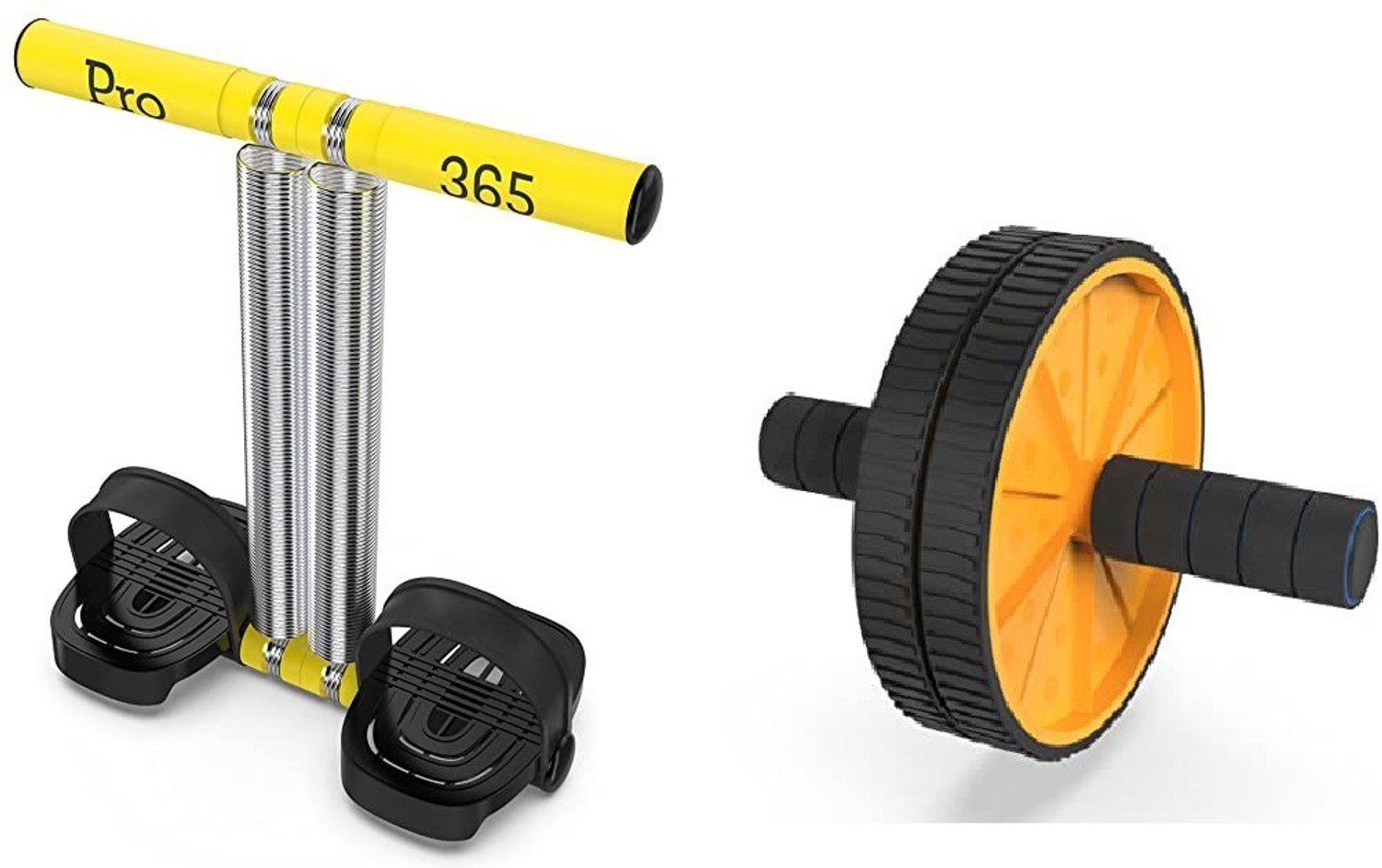 Image of PRO365 AB Wheel for Men & Women With Tummy Trimmer for Belly Fat Combo Home Ab Exerciser