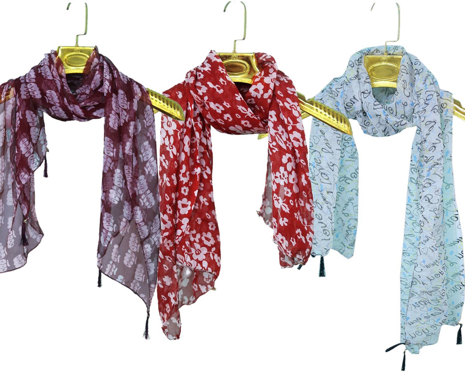 BHAWANI CREATION Cotton Blend Printed Gold Women Dupatta