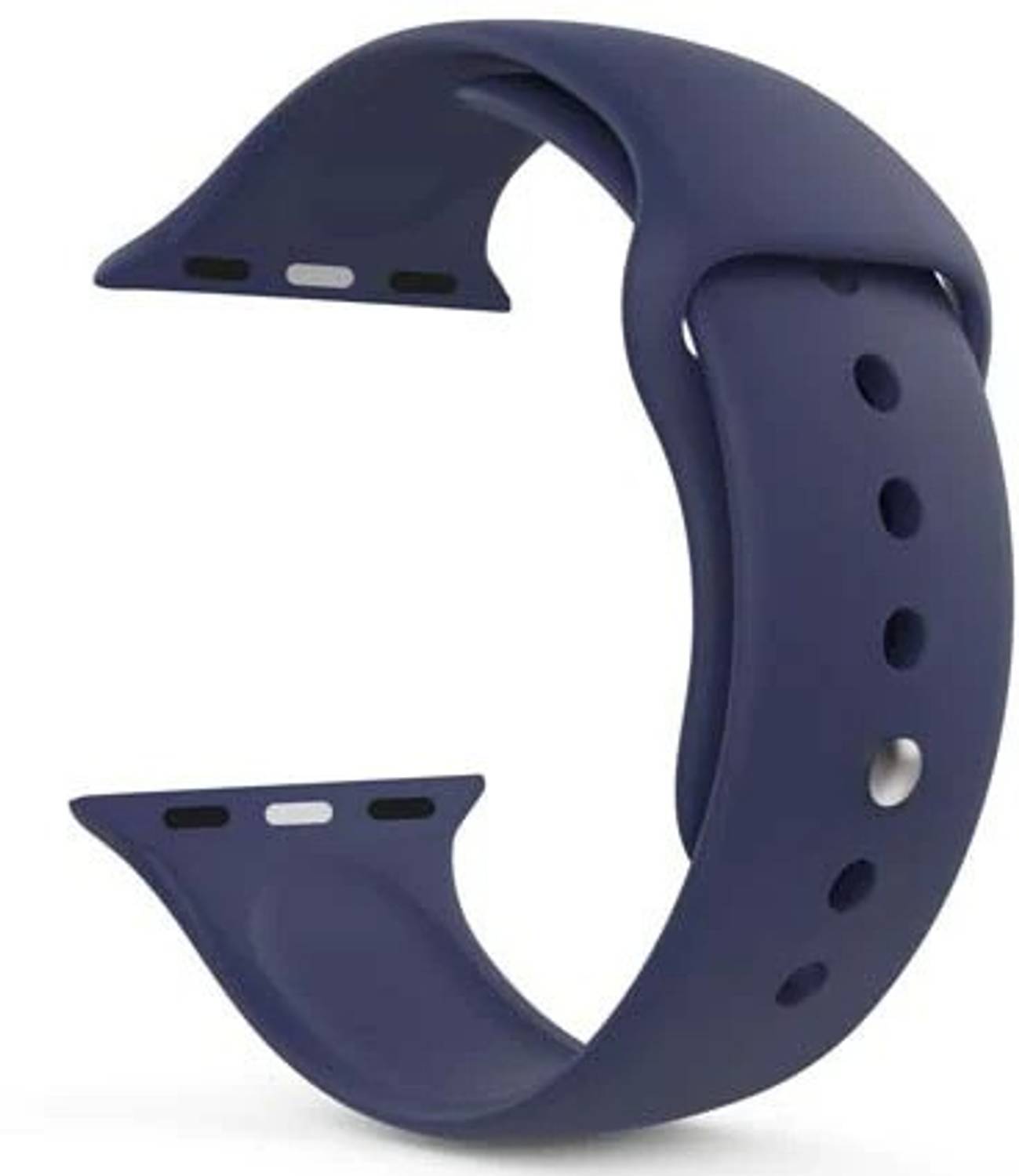 Speeqo Midnight Blue Silicone Apple WatchBand (42/44/45mm) Smart Watch Strap