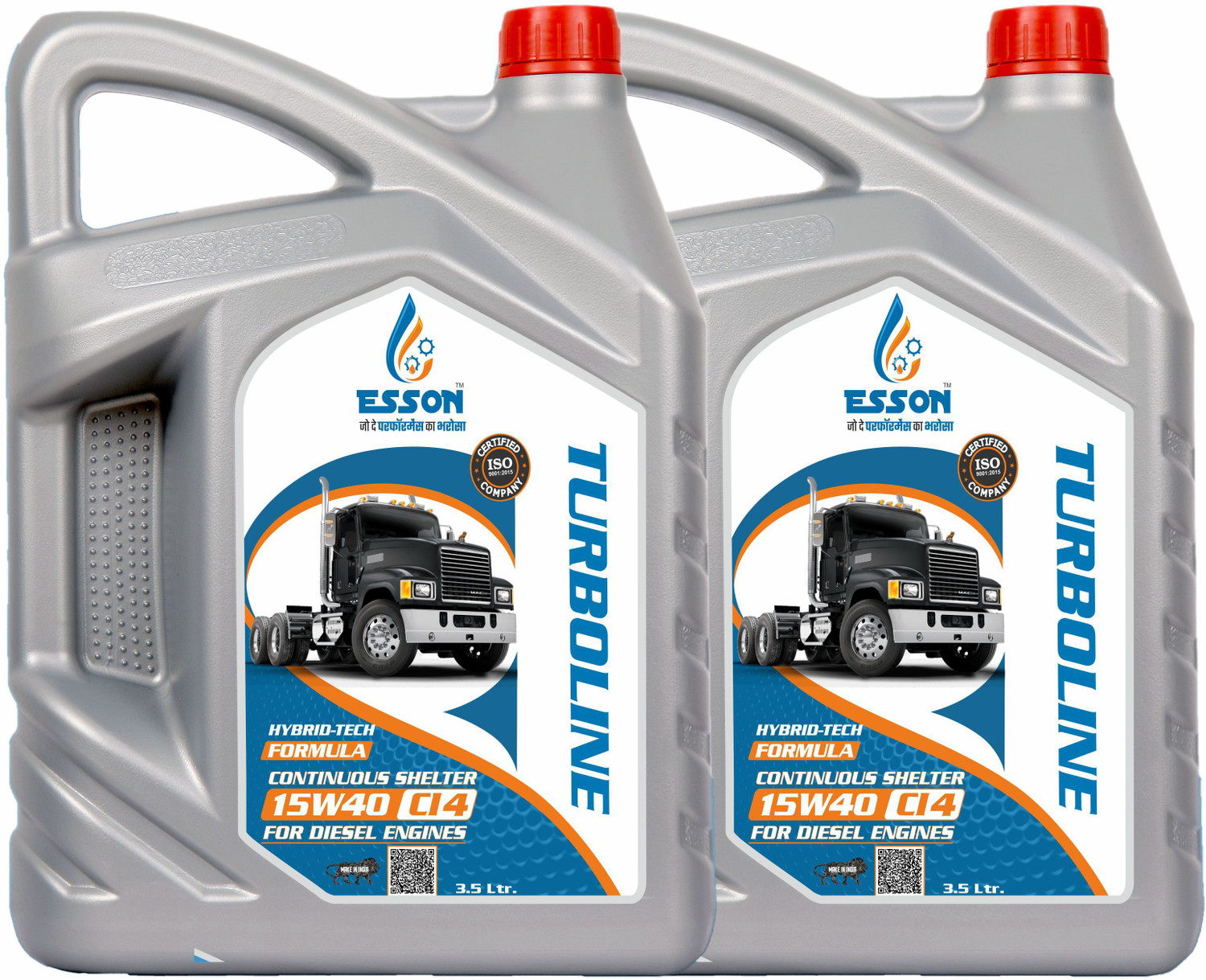 Image of ESSON TURBOLINE 15W40 CI4 3.5 LTR-P2 TURBOLINE 15W40 CI4 Premium Diesel Engine Oil High Performance Engine Oil