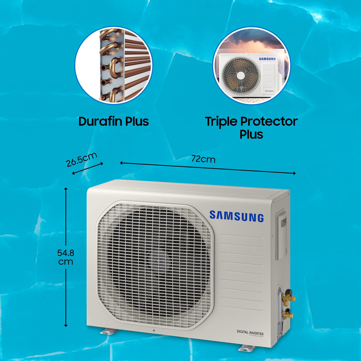 Image of Samsung 2021 Model 1.5 Ton 4 Star Split Inverter AC