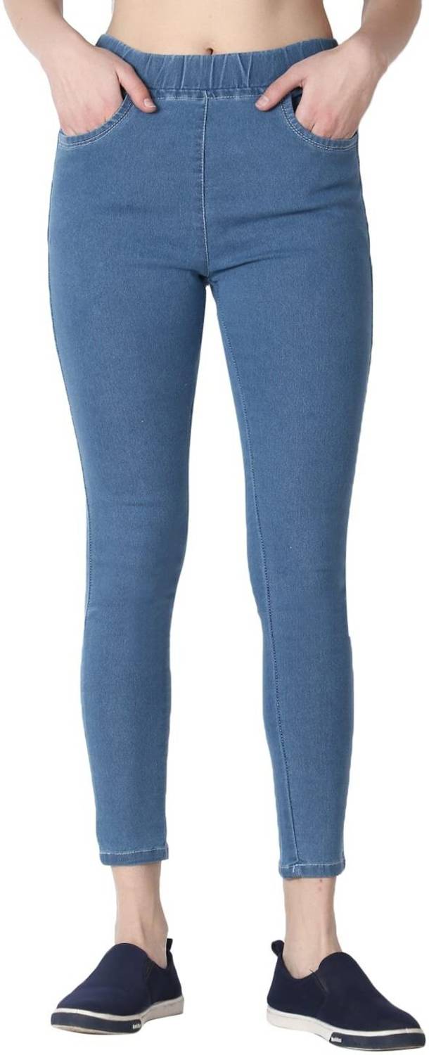 3BUTTERFLIES Blue Jegging