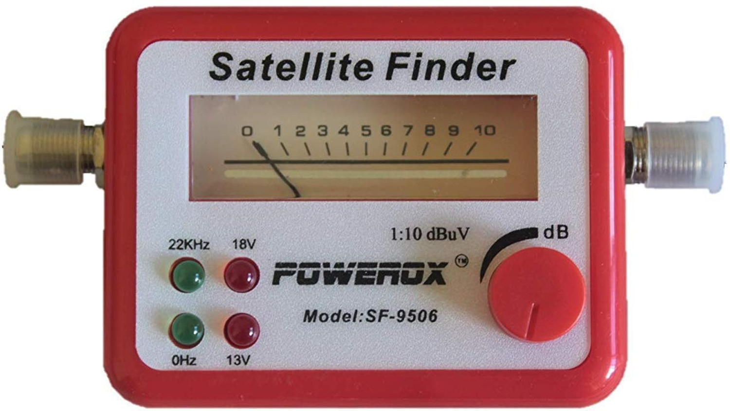 Image of SS Sales SF-45 & 48 Analogue Satellite Signal Db Meter for Full Hd Dth Network Setting Solid Powerox sf9506 4Satellite Finder For All DTH Cable TVs Non-magnetic Electronic Level