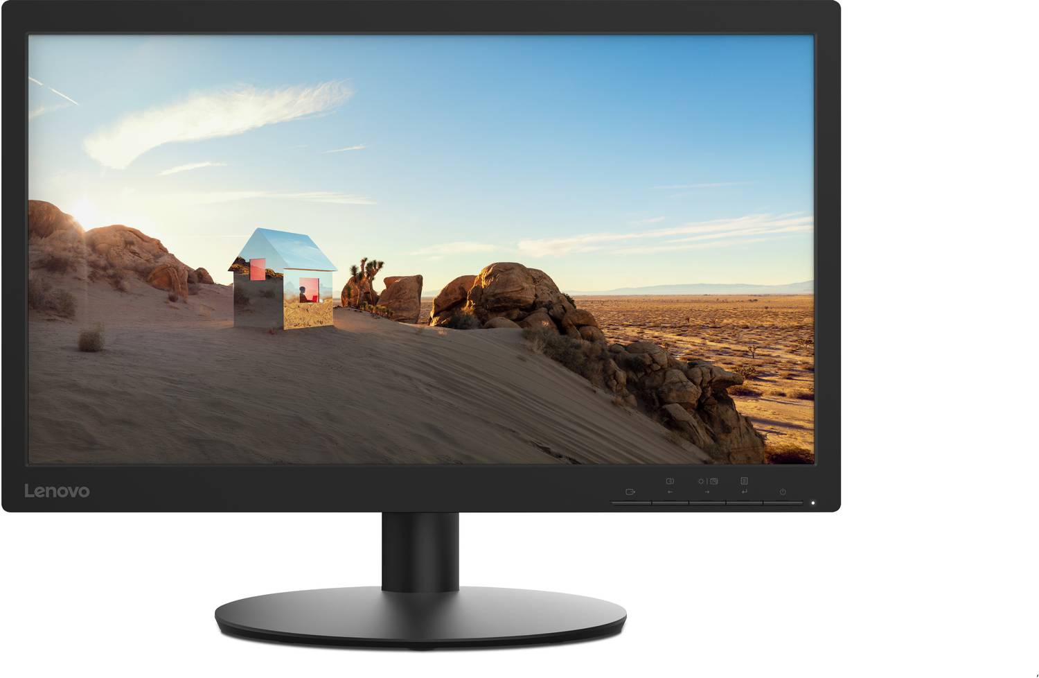 Lenovo D-Series 49.53 cm (20 Inch) Full HD TN Panel with Fully Adjustable Tilt Stand, Seamless Connectivity, HDMI 1.4 +VGA, TUV Certified Flicker Free & Low Blue Light Monitor (D20-30)