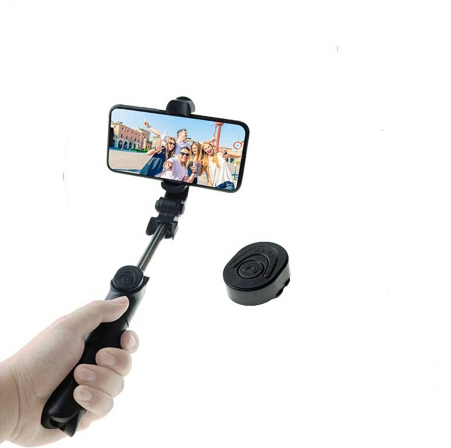 BOPUD Selfie Stick Mini Tripod Portable Pocket Bluetooth Selfie Stand with Remote Tripod, Monopod, Tripod Kit
