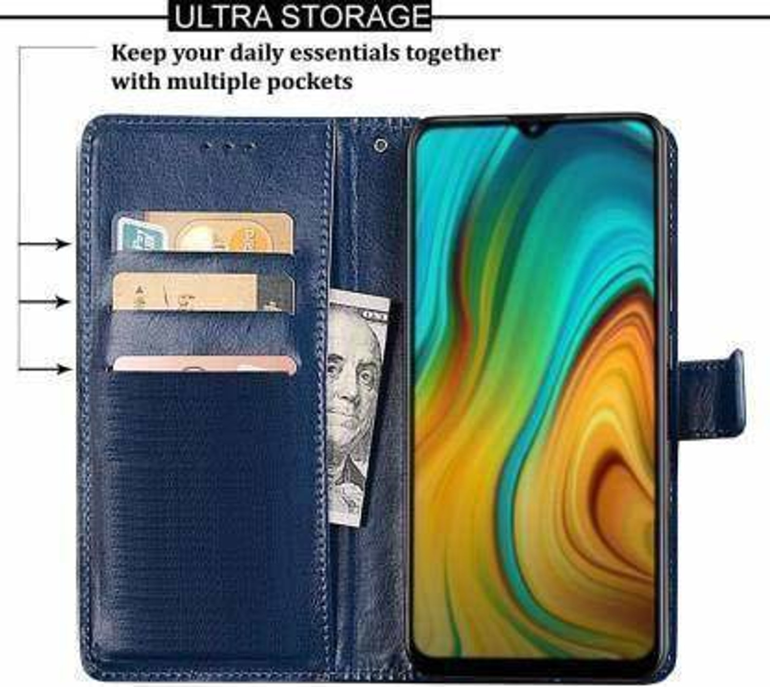 Image of Flospy Flip Cover for Vivo T1X