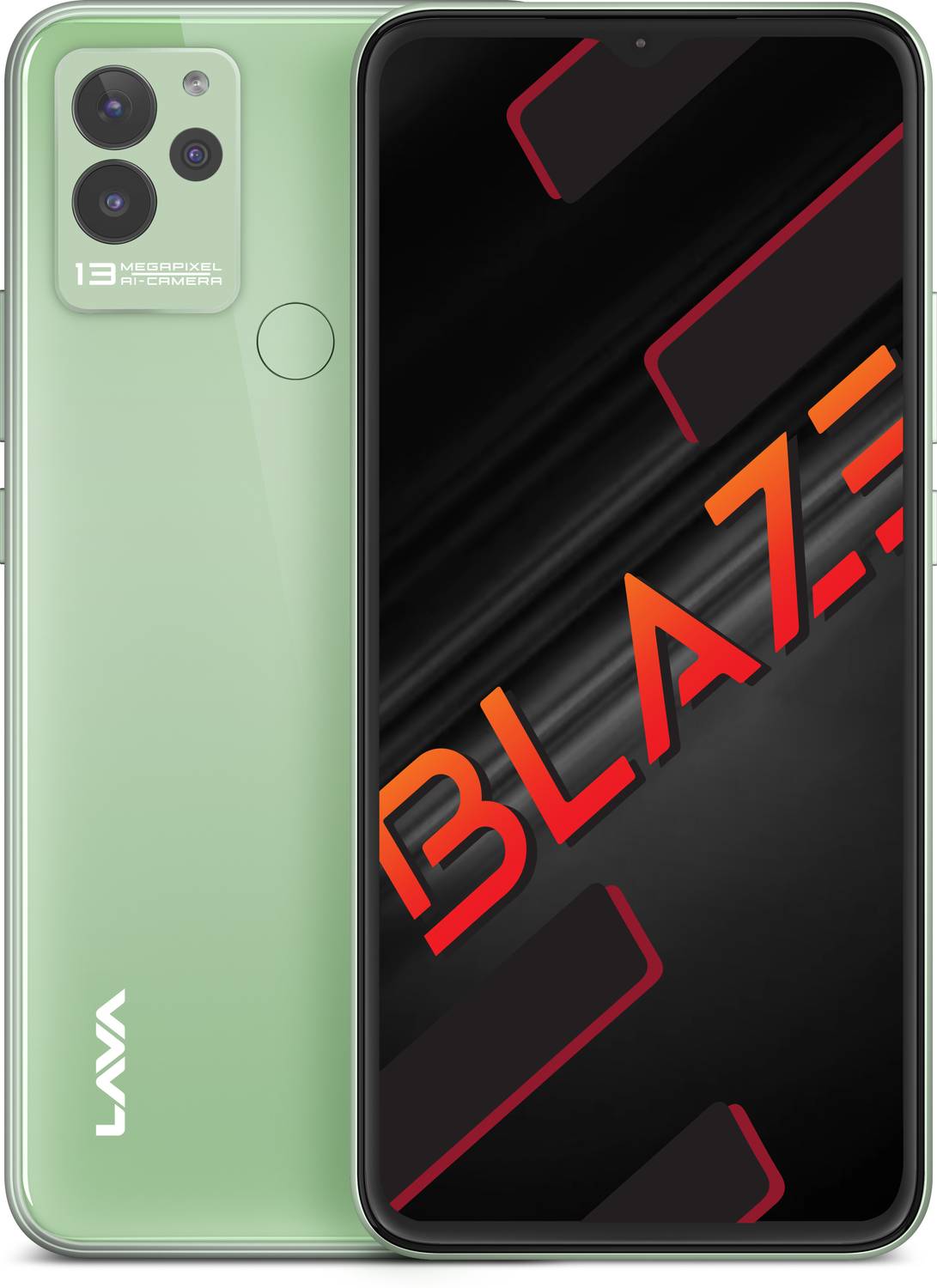 LAVA Blaze (Glass Green, 64 GB) (3 GB RAM)