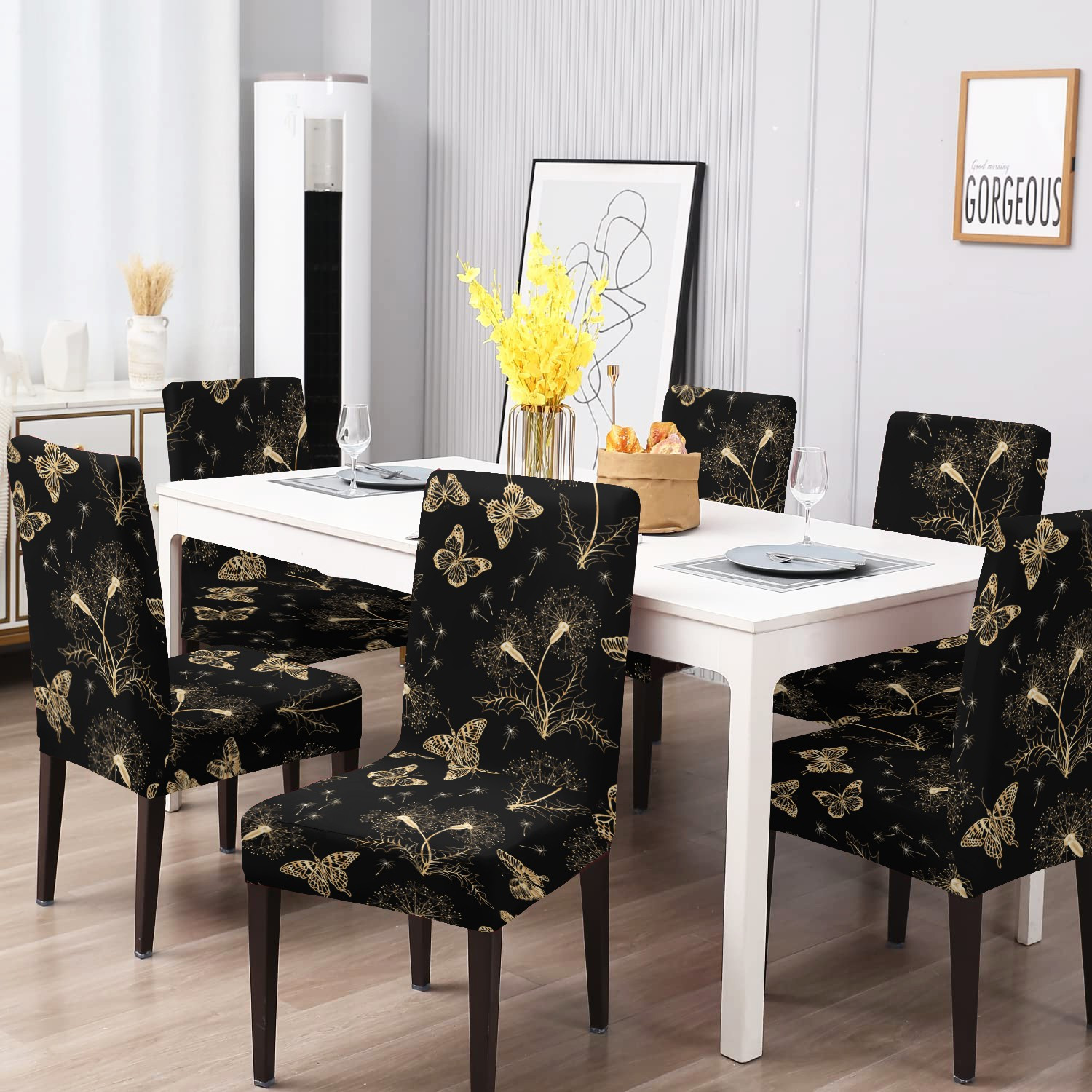Image of DECORIAN Polycotton 1 Seater Chair Floral Cover