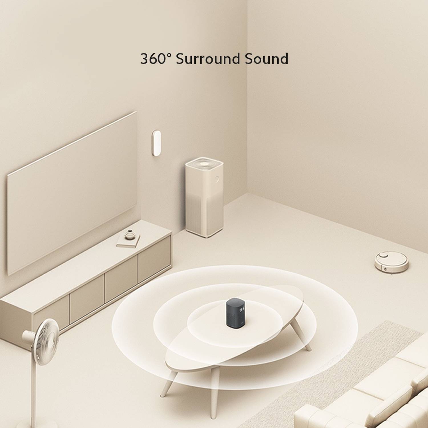 Mi with Google Assistant Smart Speaker Black - Image 5