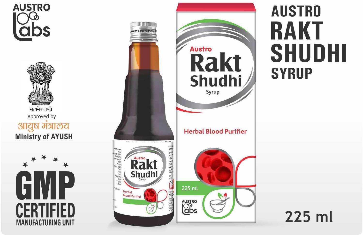 Austro Labs AUSTRO RAKT SHUDDHI 225 ML