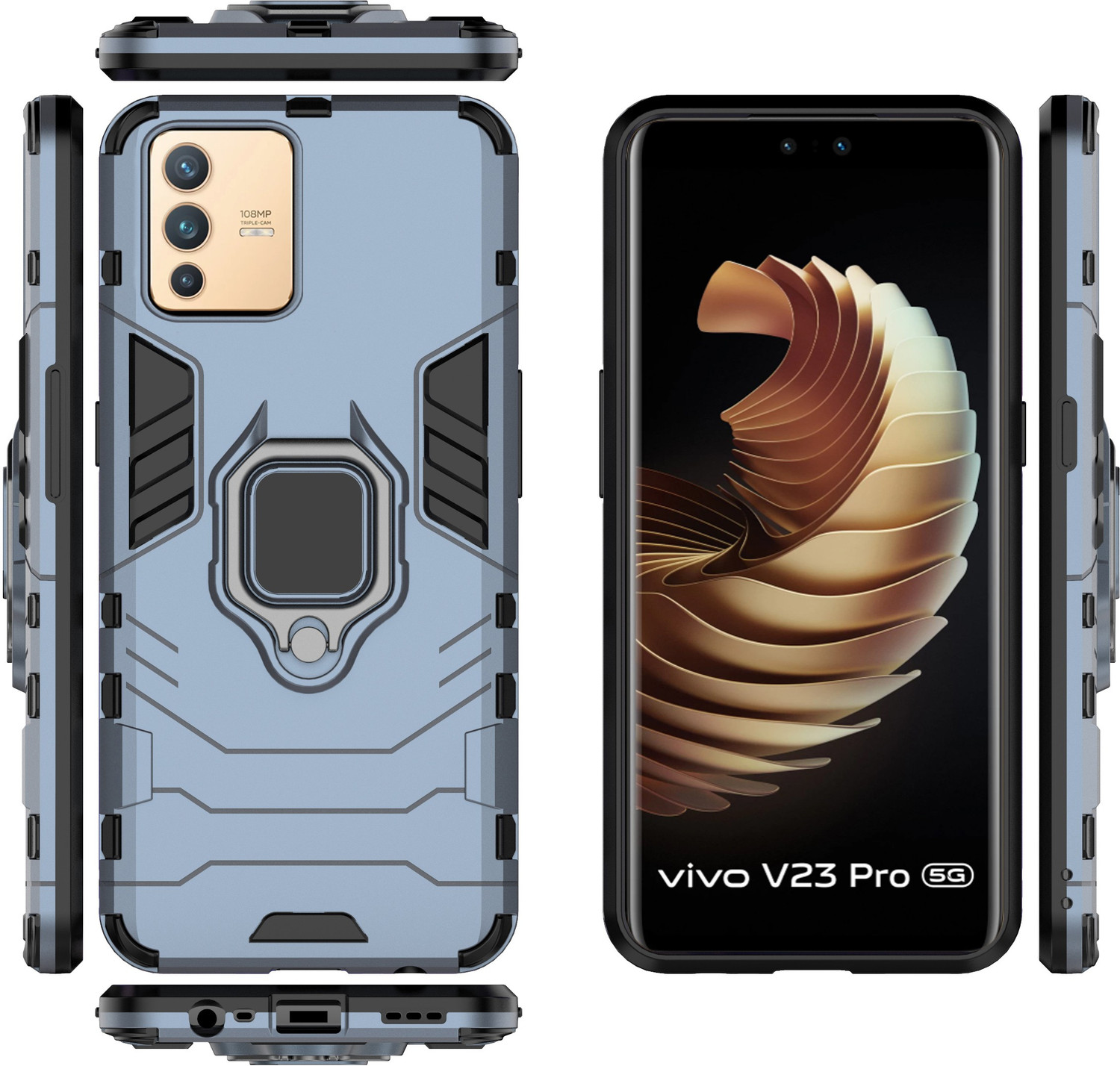 Image of SMARTPOCKET Back Cover for Vivo V23 PRO 5G