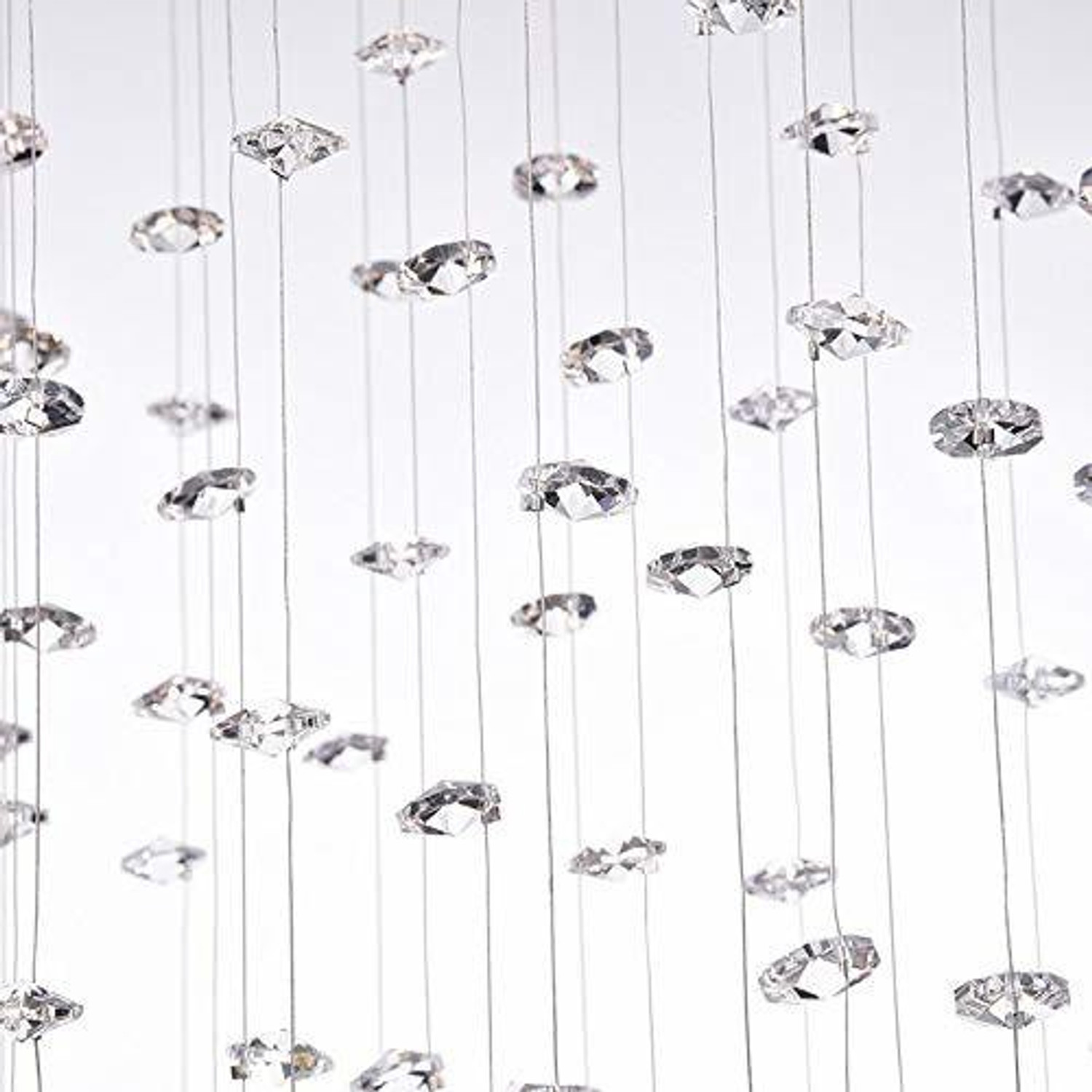 Image of LightWave Modern Crystal Ceiling light 23cm Glass Chandelier for Hall, Hotel, Resort Chandelier Ceiling Lamp