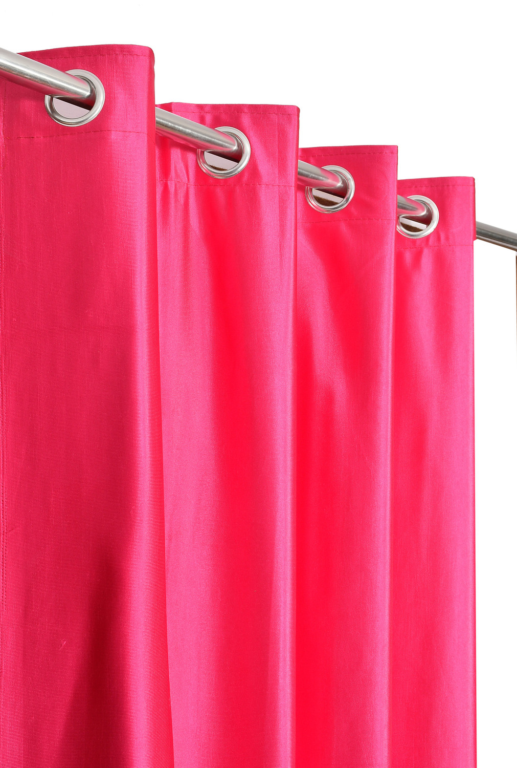 Image of kiara Creations 182 cm (6 ft) Shower Polyester Semi Transparent Curtain (Pack Of 3)