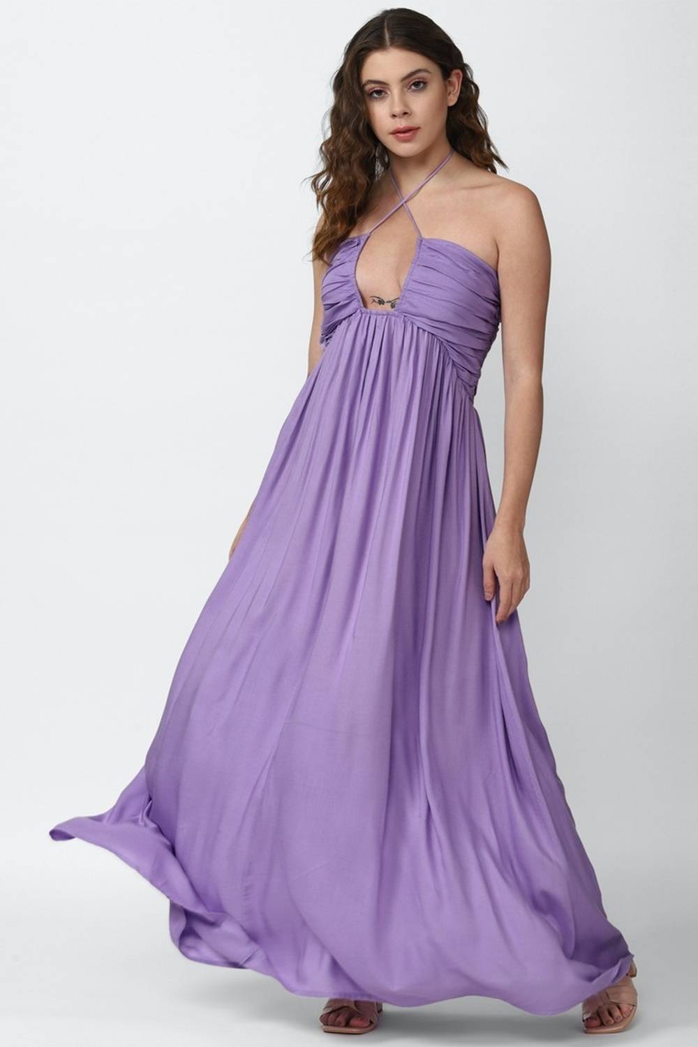 FOREVER 21 Women A-line Purple Maxi/Full Length Dress - Buy FOREVER 21  Women A-line Purple Maxi/Full Length Dress Online at Best Prices in India |  Flipkart.com