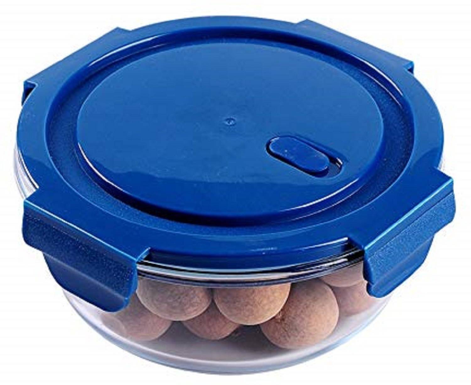 AshandRoh Glass Meal Prep PA-Free Food Storage Containers with 100% Leak Proof Locking Lid 1 Containers Glass Office Lunch Box