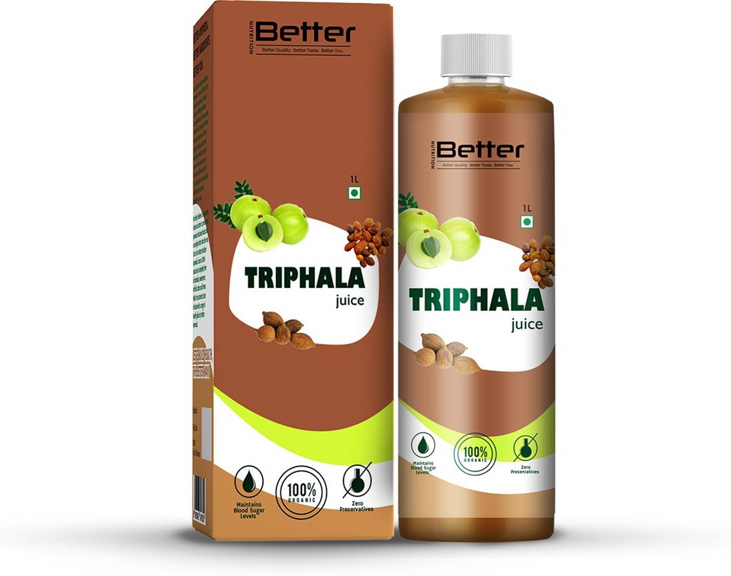 Better Nutrition Triphala Juice | Ayurvedic | Digestive Care | No Added Sugar