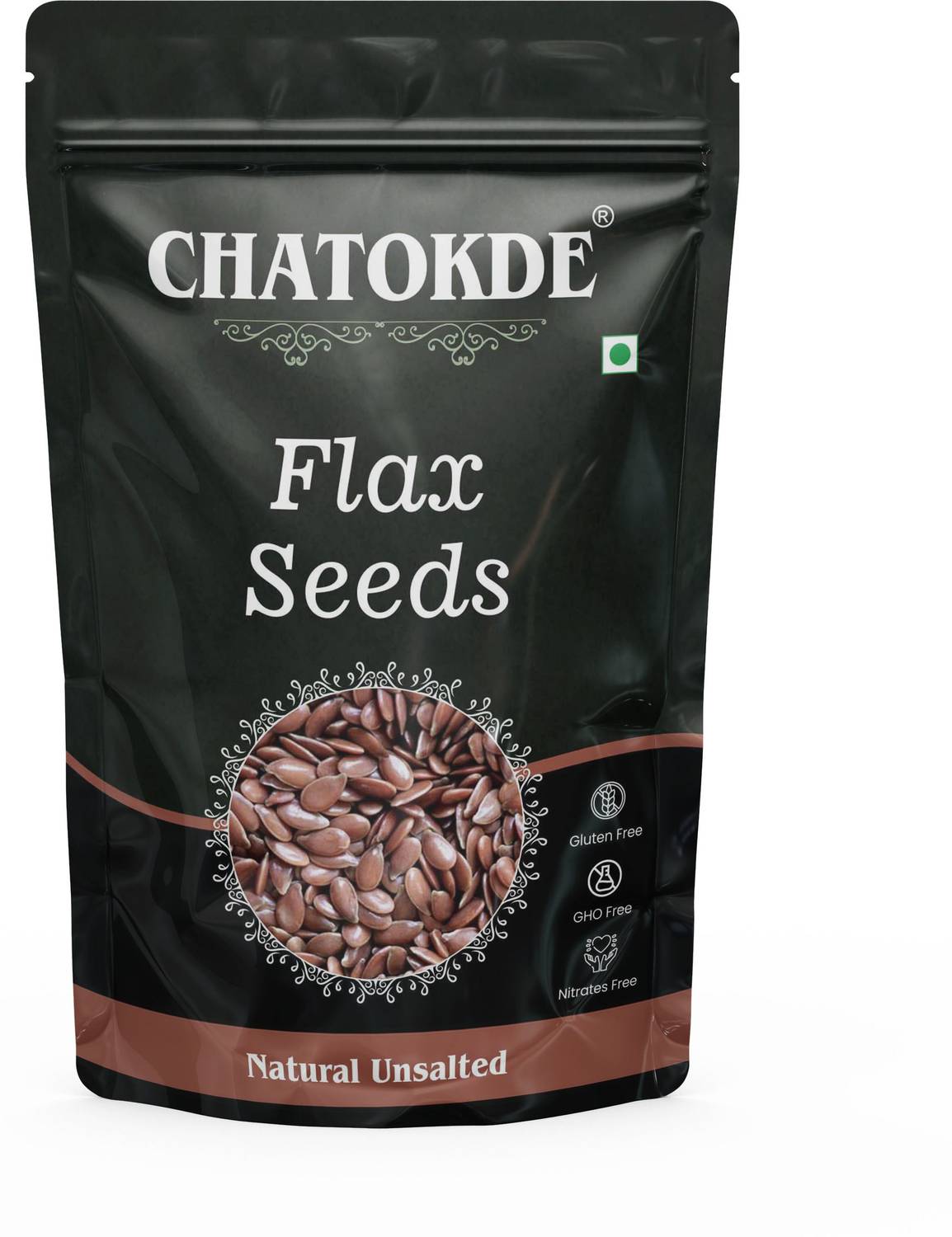 CHATOKDE Flax Seeds 250g - Fibre Rich Alsi Seeds, Raw Flax Seeds, Diet Snack Golden Flax Seeds