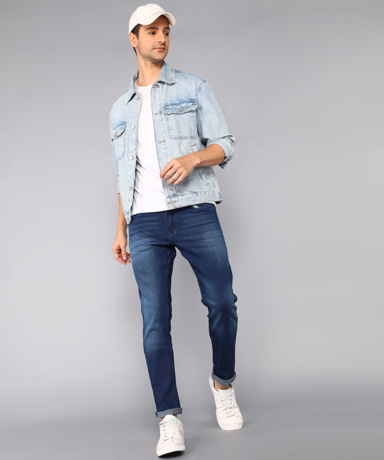 Image of METRONAUT by Flipkart Slim Men Dark Blue Jeans
