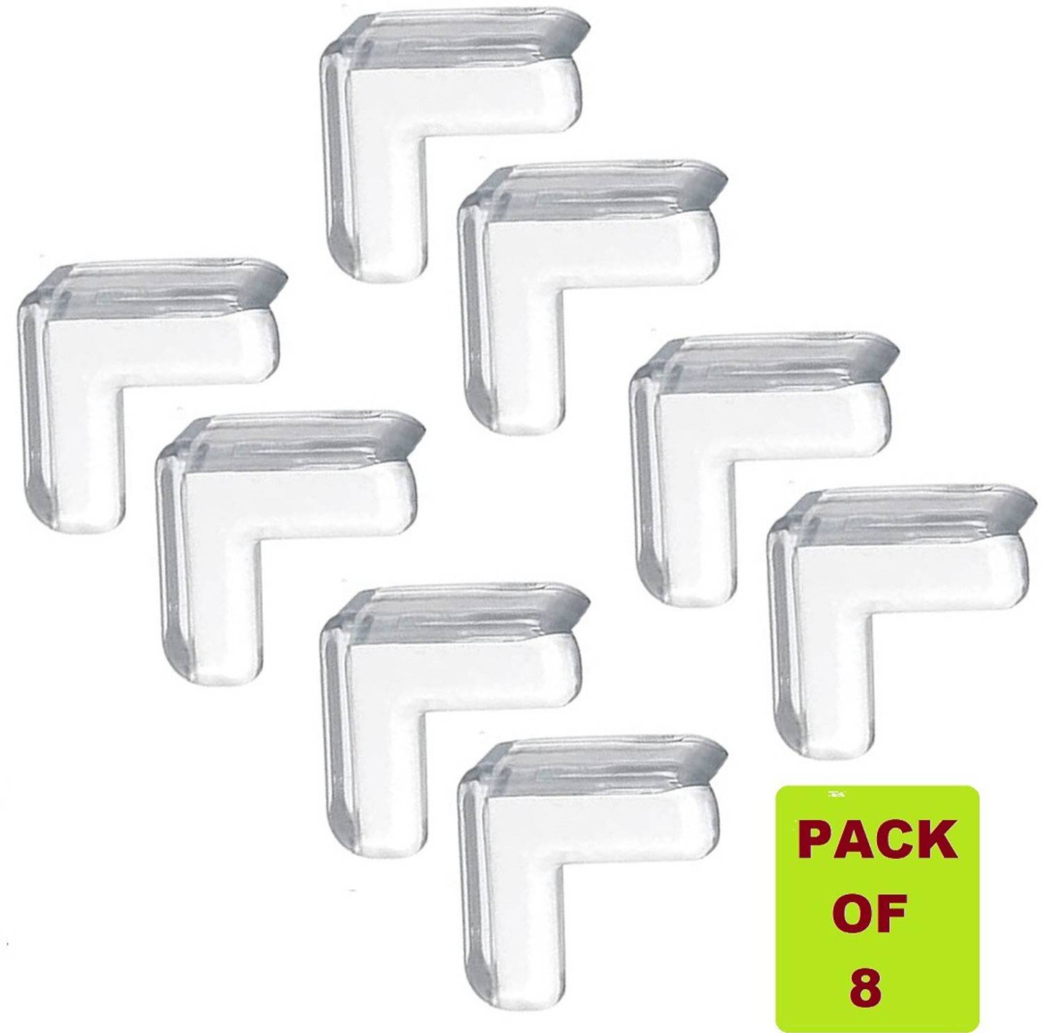 Bichwaliya Baby Safety, Proofing V Shape Silicone Corner Guard Edge Protectors (8 Pcs)