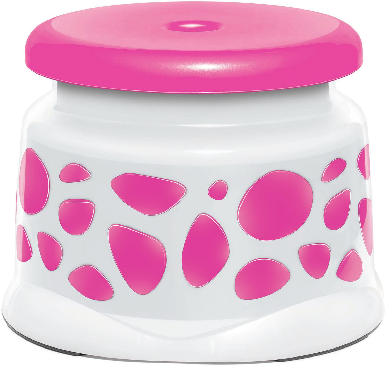 Image of MILTON Duplex Spa 3 Piece Set, Pink | 20 Ltrs Bucket, Mug & Stool | Bathroom Accessory 20 L Plastic Bucket