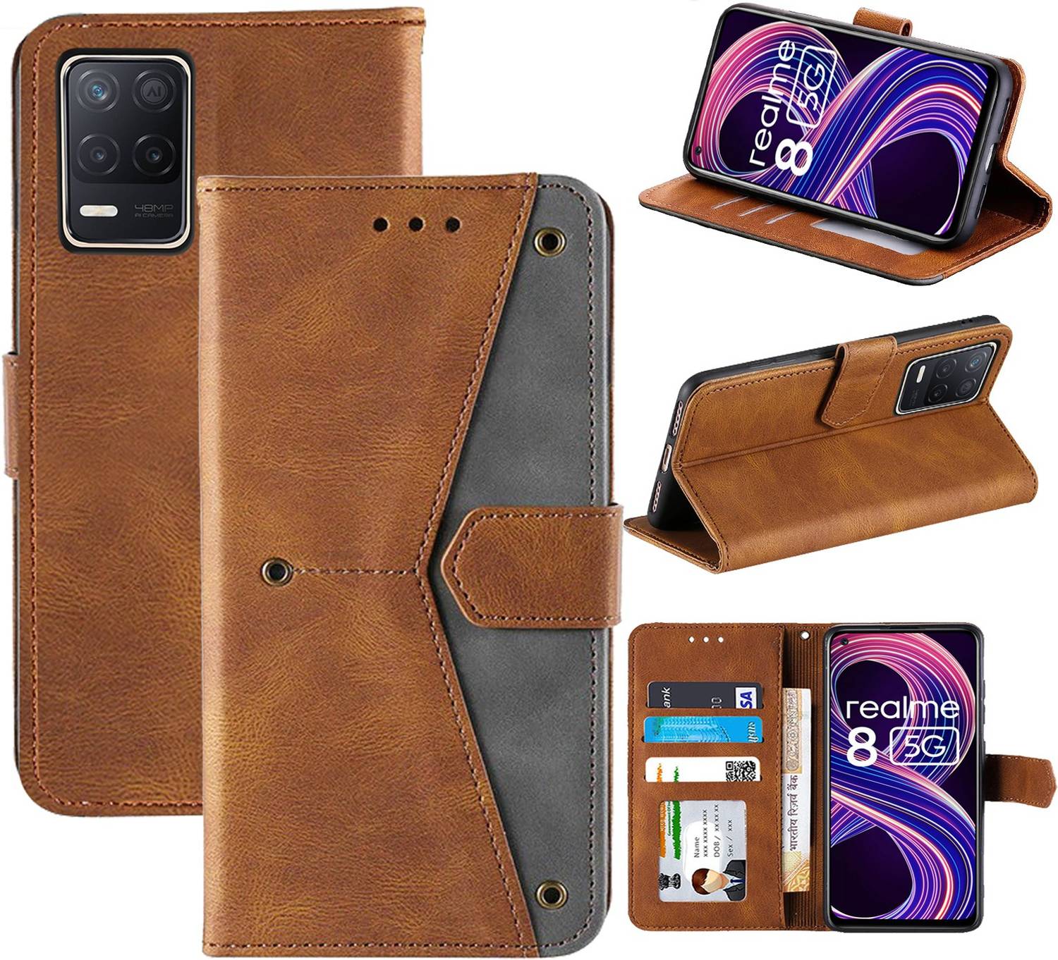 Autofocus Flip Cover for Realme 8 5G
