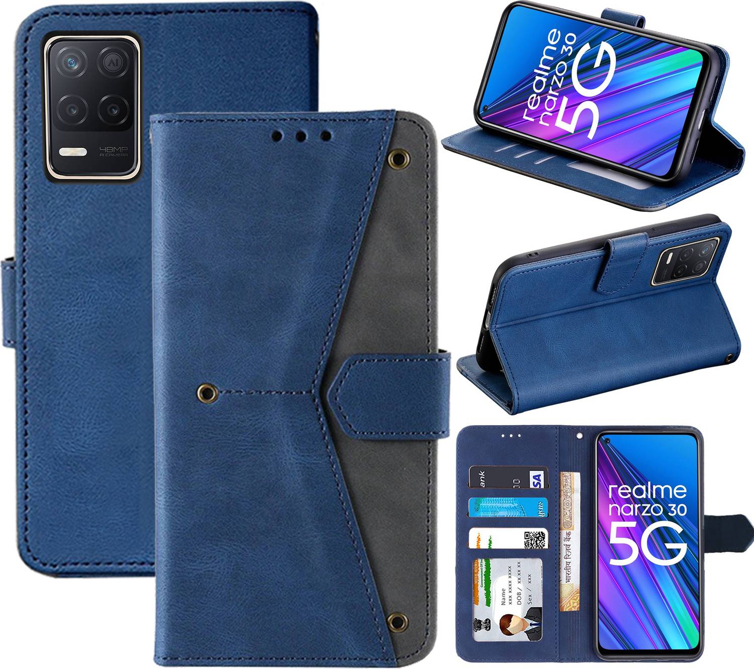 Autofocus Flip Cover for Realme Narzo 30 5G