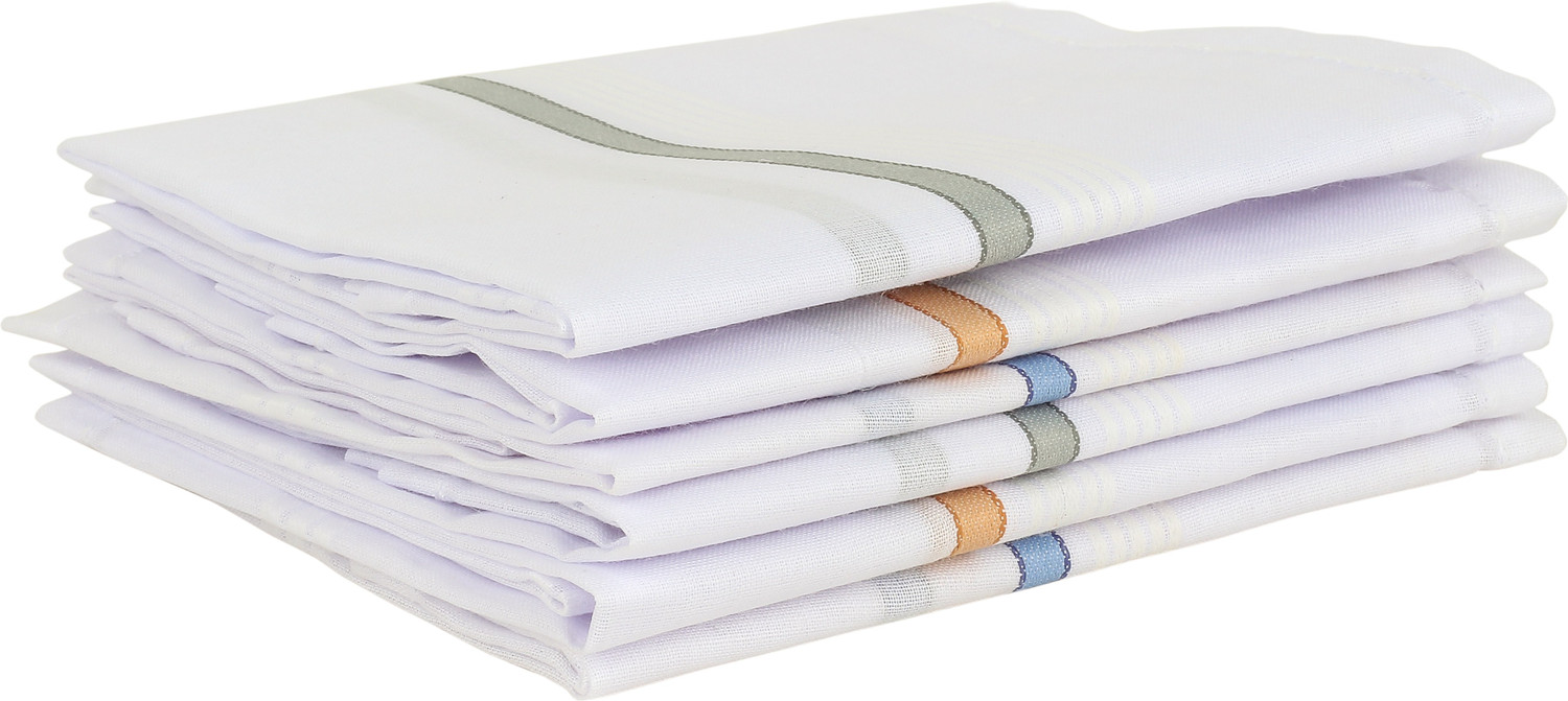 Image of stelvie fashion Mens Cotton Hanky [ inchWhite inch] Handkerchief