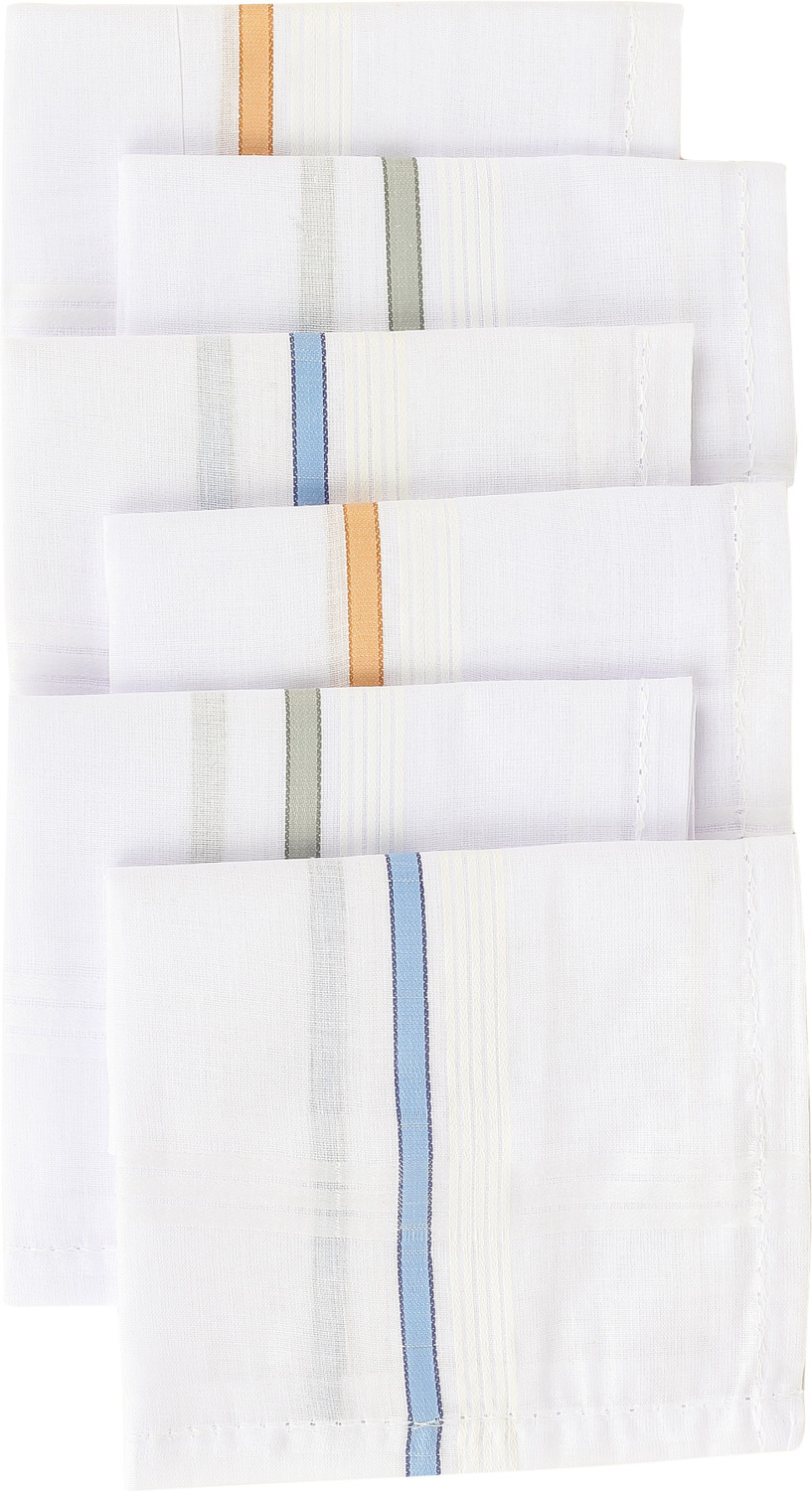 Image of stelvie fashion Mens Cotton Hanky [ inchWhite inch] Handkerchief