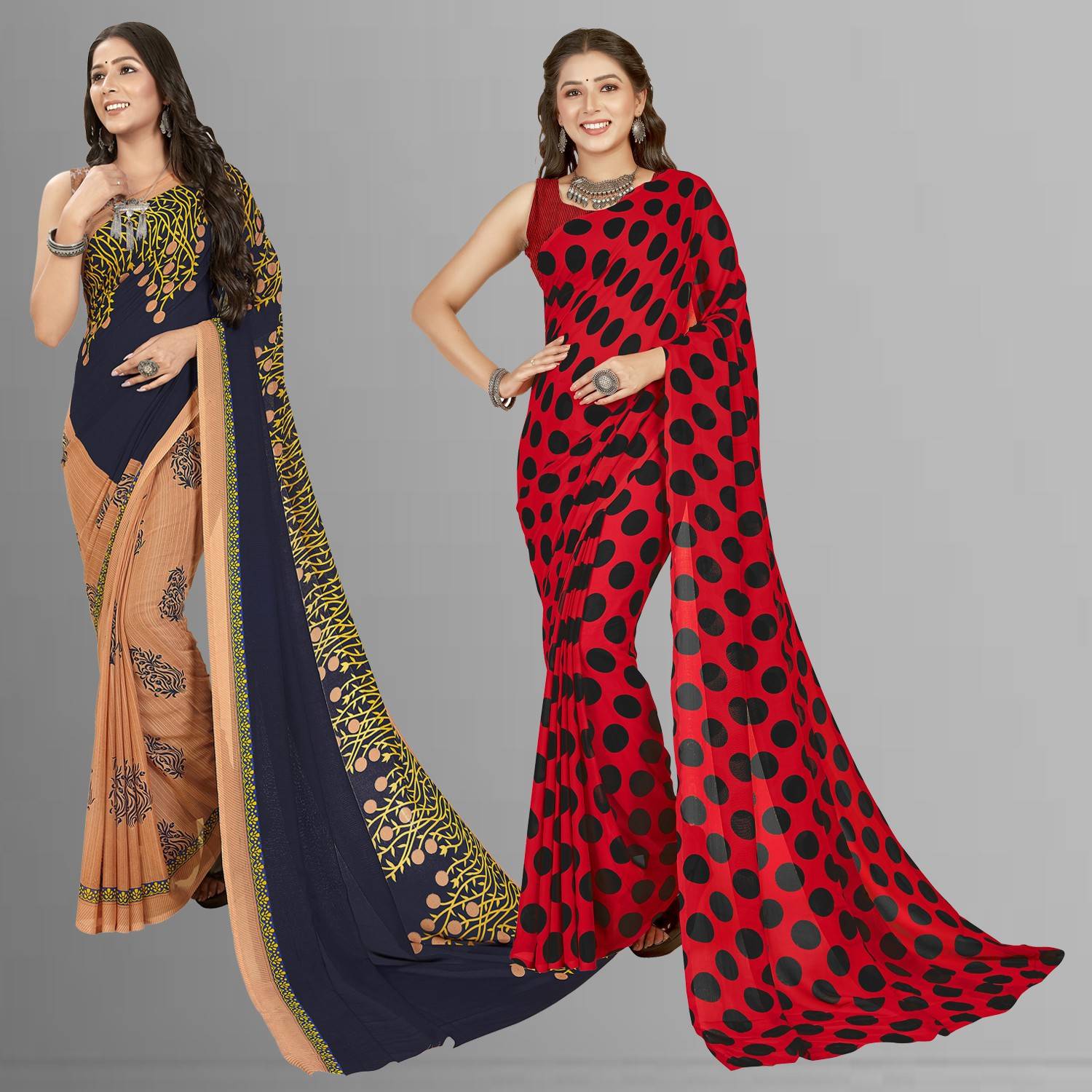 Anand Sarees Printed Daily Wear Georgette Saree