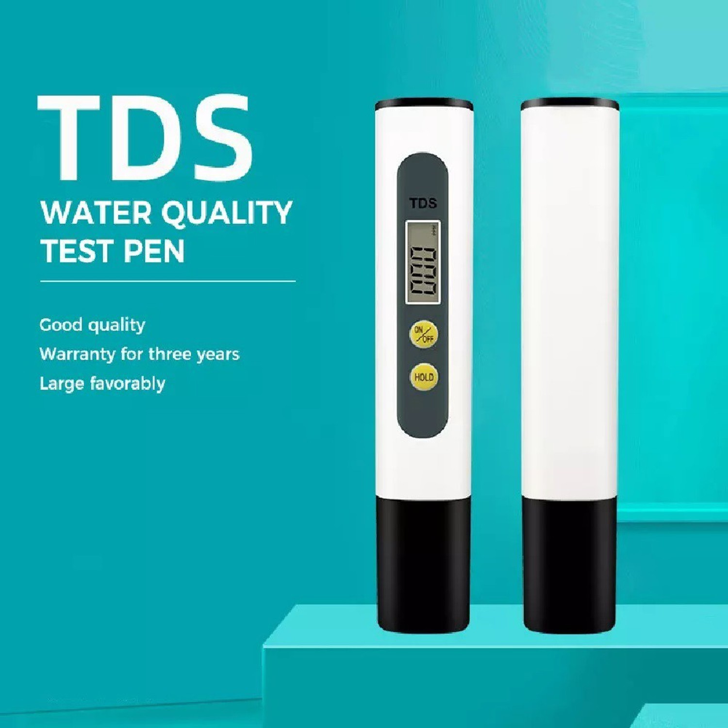 Image of YUV Digital LCD Pre-Calibrated TDS Meter Tester Portable Pen 0.01 High Accurate Filter Measuring Water Quality Purity Test Analyzer Tool for Aquarium Pool Hydroponics & Drinking RO Water Digital TDS Meter