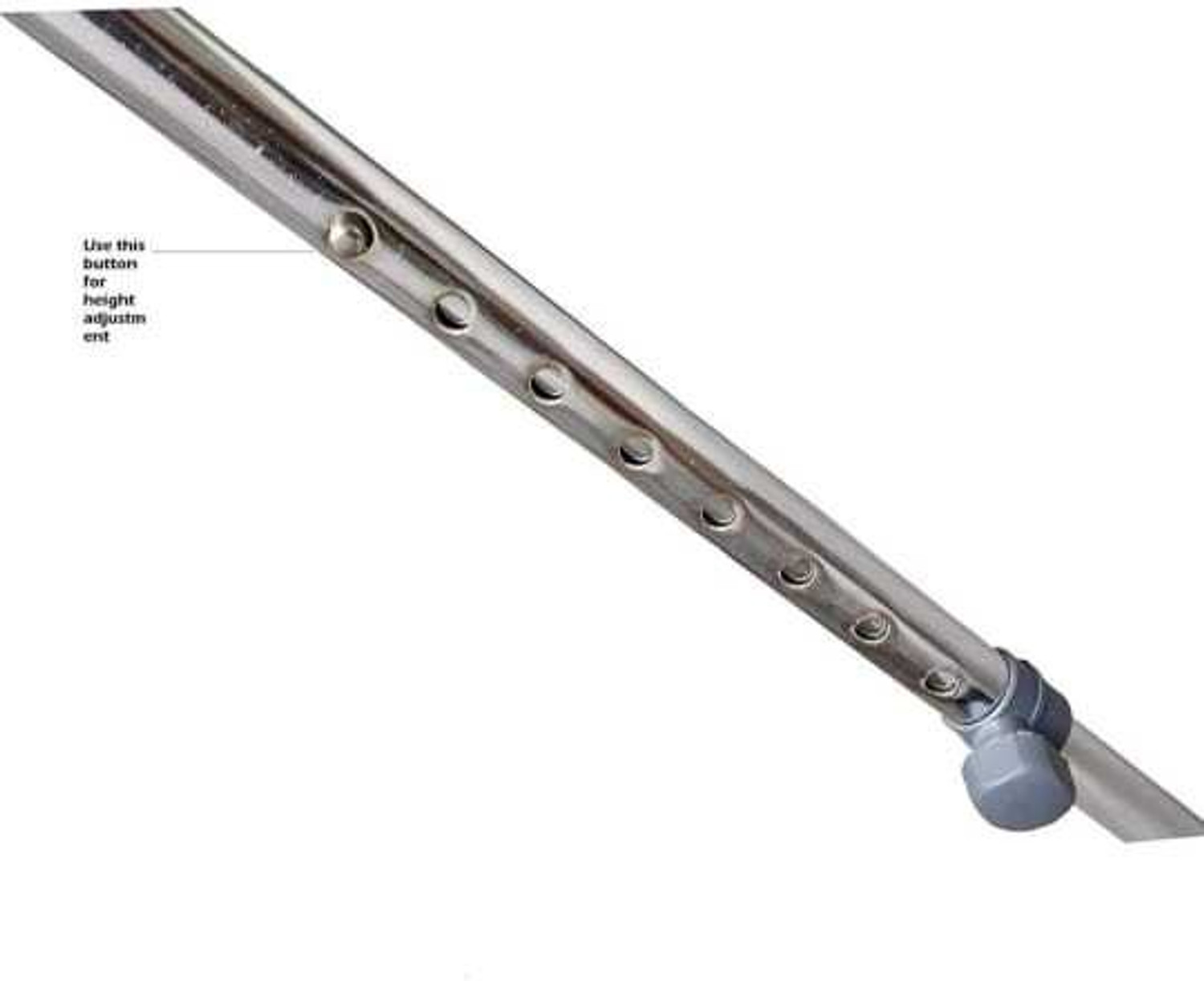 Image of GOODMAX SURGICAL 4 LEG chrome height Adjustable Men /Women Walking Stick Walking Stick