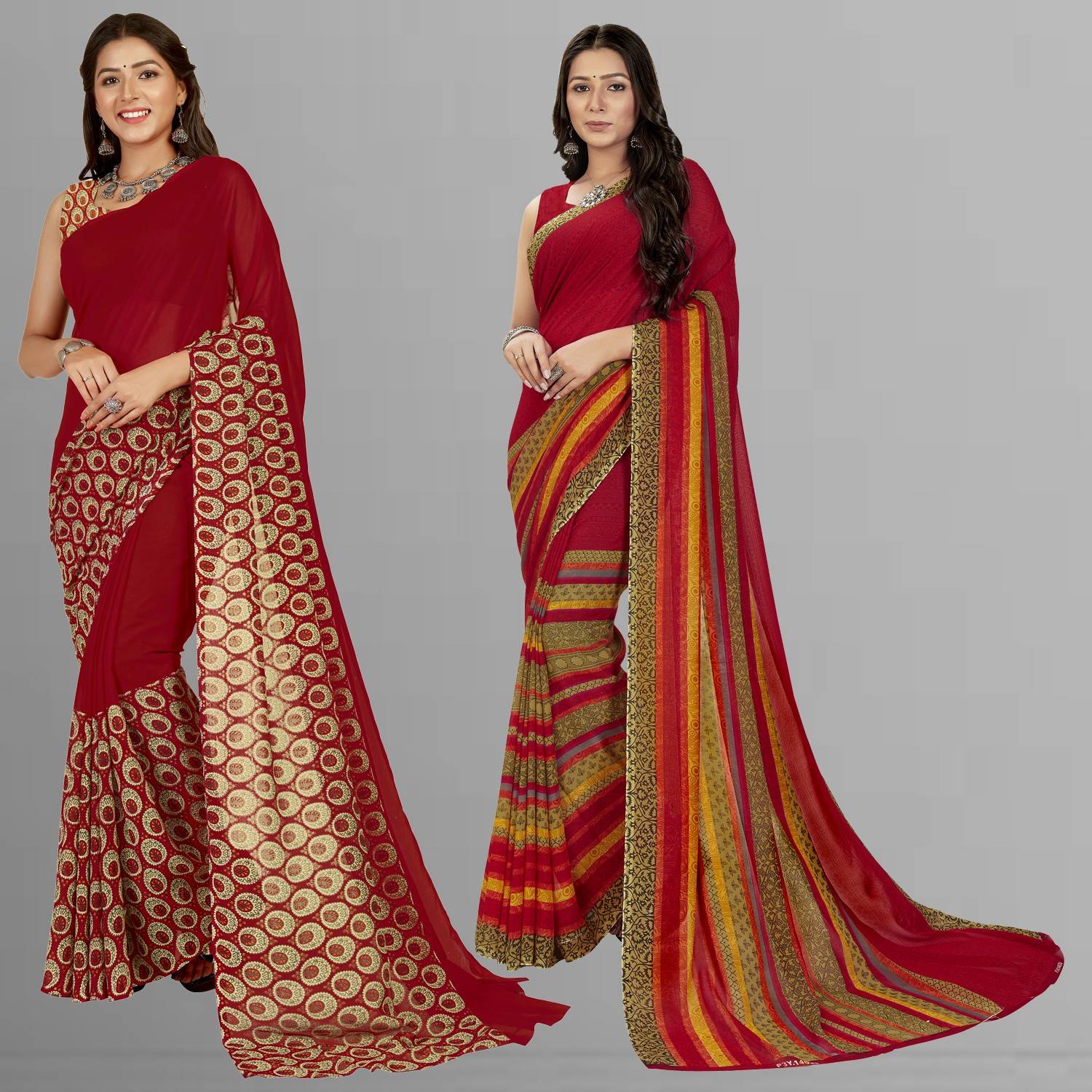 Anand Sarees Printed Daily Wear Georgette Saree