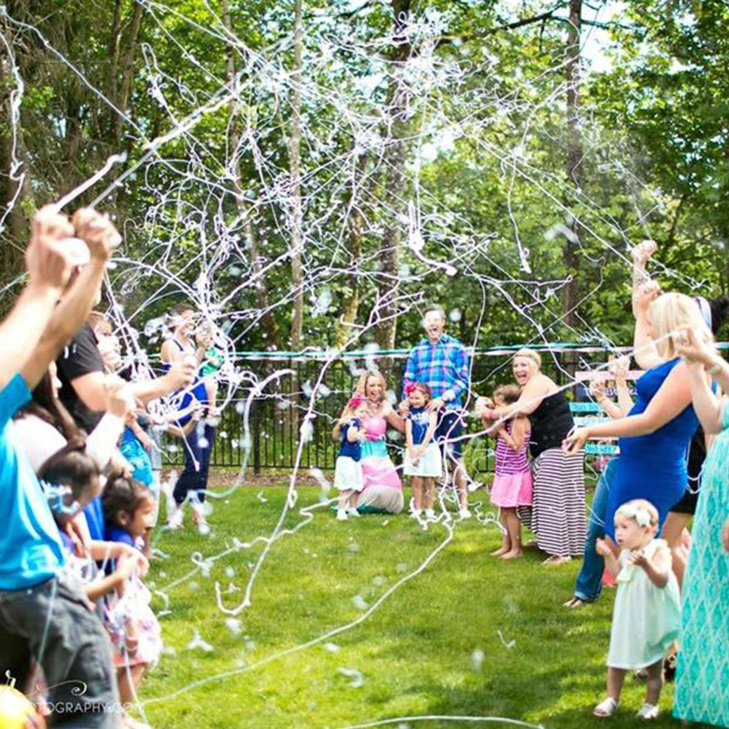 Image of Akshit Ribbon spray for birthday celebration set of 6 , spray Christmas tree Snow Spray