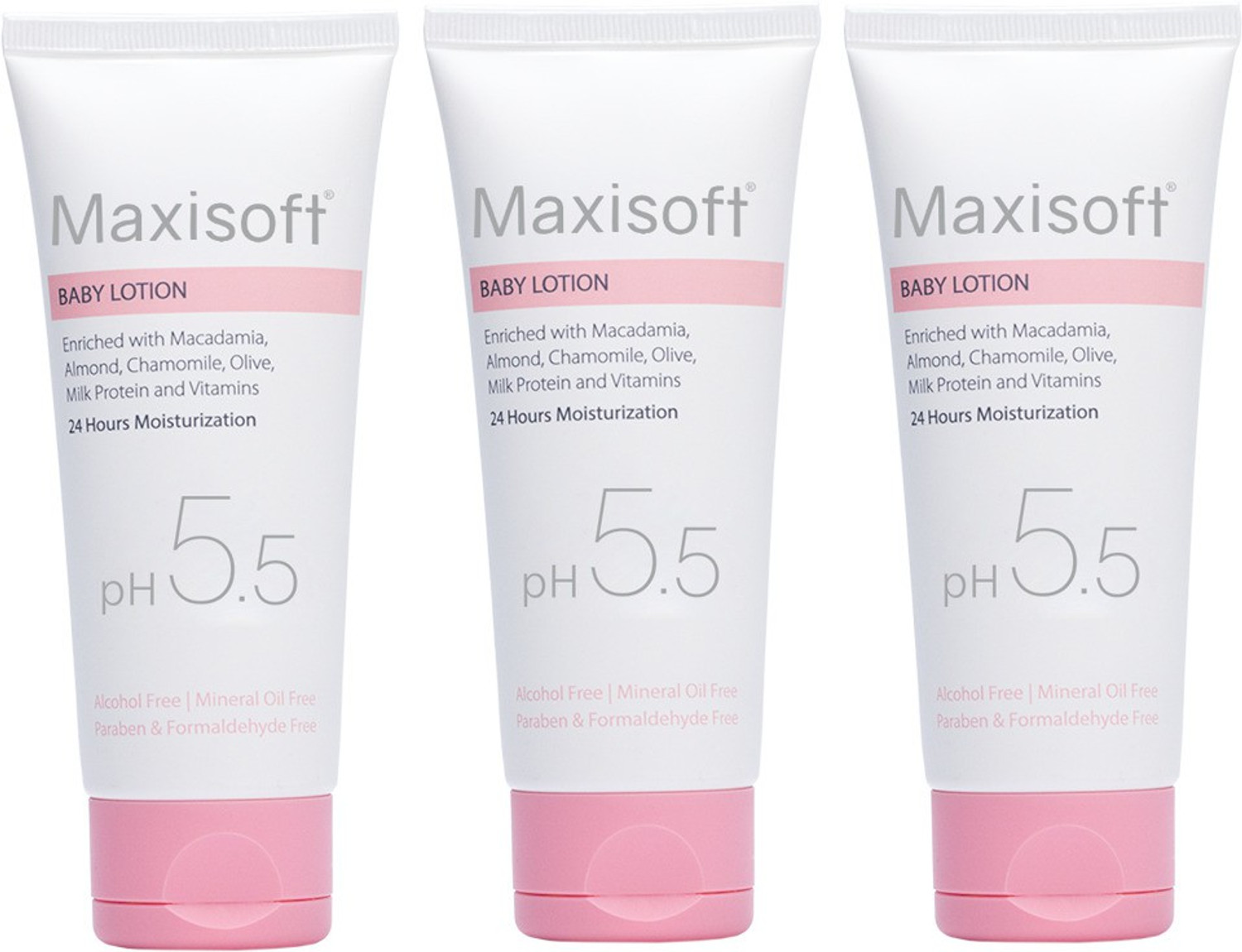 Image of Maxisoft Baby Lotion - 100 ml Pack of 3