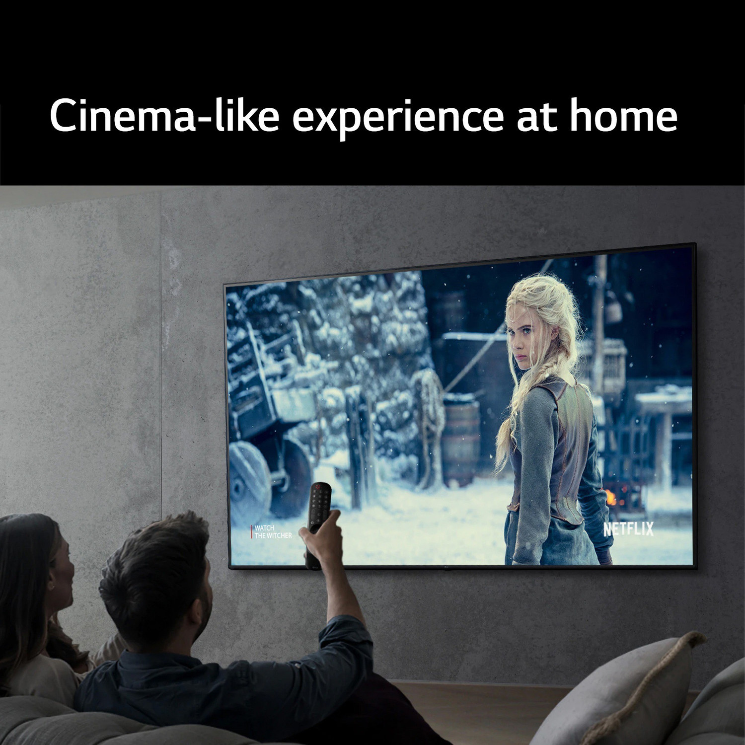 Image of LG UQ8020 139 cm (55 inch) Ultra HD (4K) LED Smart WebOS TV with ThinQ AI & Magic Remote Control