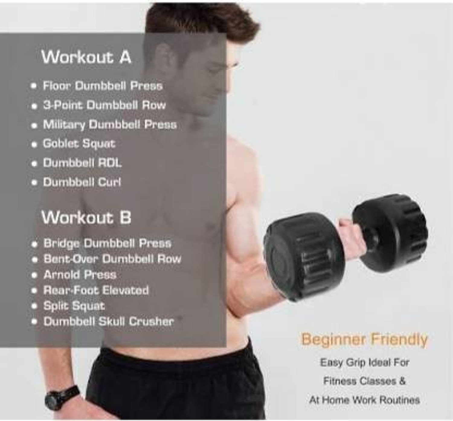Image of SBR Sports '2KG PAIR PVC DUMBBELL SET FITNESS WEIGHTS FOR HOME GYM EXERCISE (2KG+2KG=4KG) Fixed Weight Dumbbell