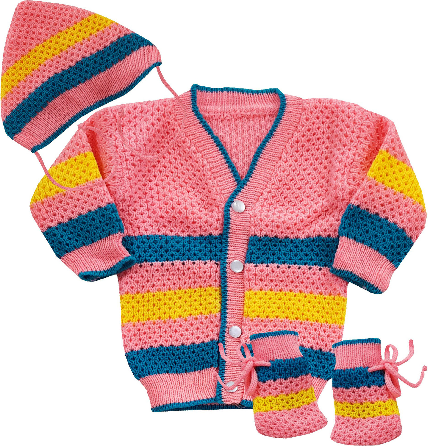 Image of LITTLE PANDA Baby Boys & Baby Girls Casual Sweater Cap, Bootie