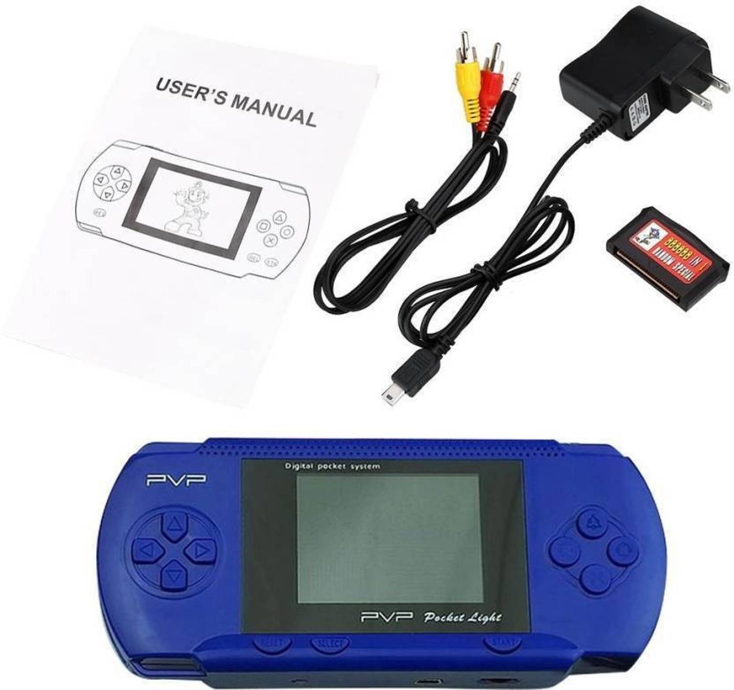 NextTech Digital PVP Play Station 3000 Games Light DVXI-1122 0.16 GB with All Digital Games