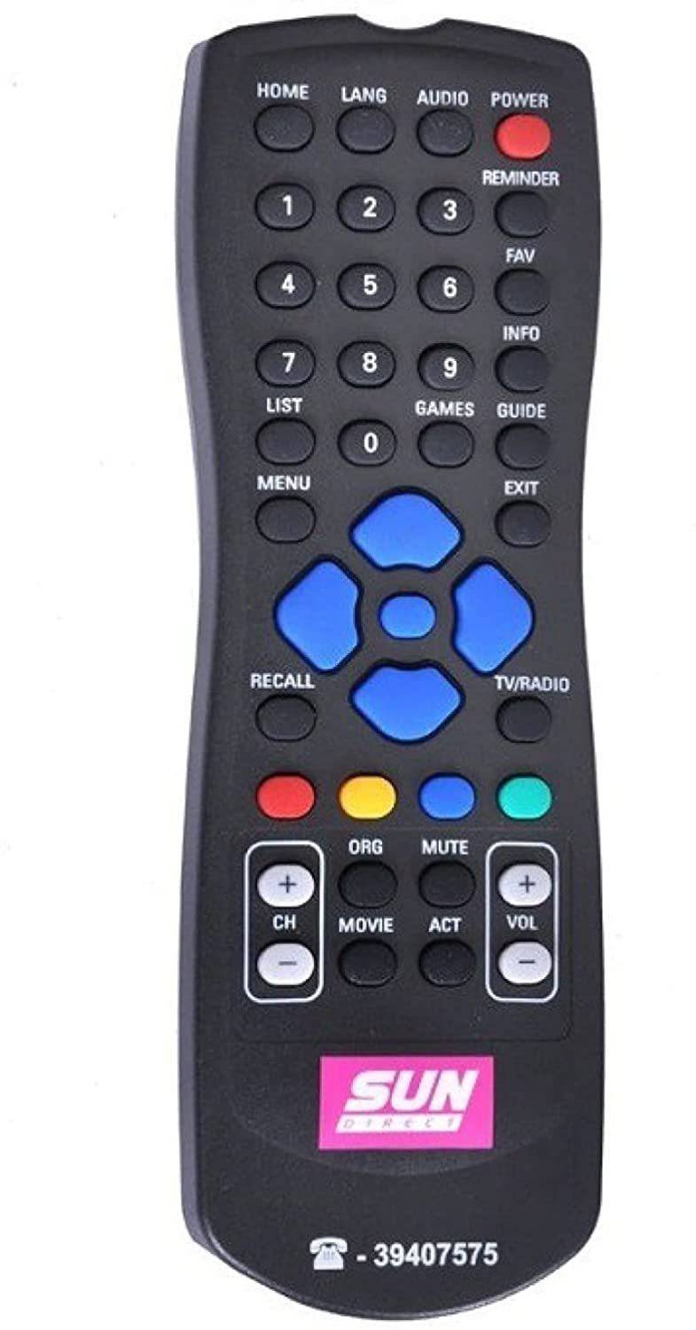 Rohit Electronics Remote Compatible DTH Set Top Box Sun Direct R