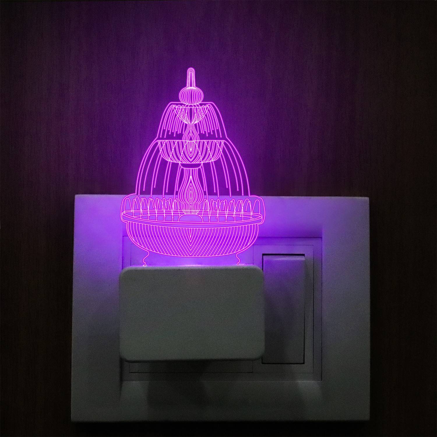 StarLaser Water Fountain 3D Illusion Night lamp with 7 Color