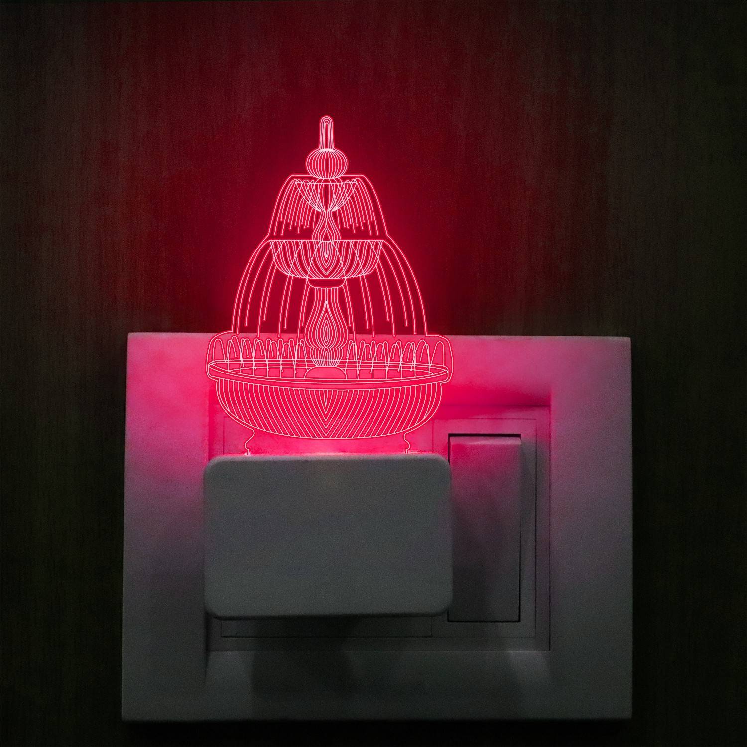 StarLaser Water Fountain 3D Illusion Night lamp with 7 Color